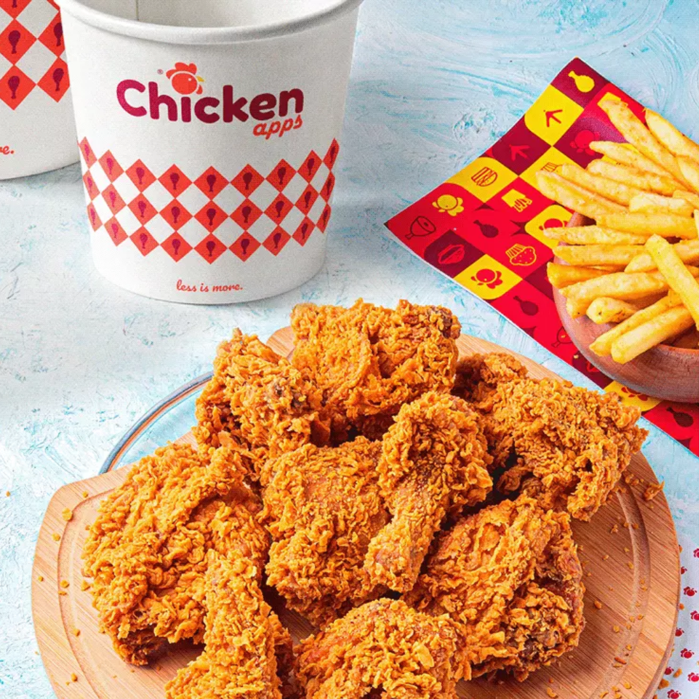 Chicken apps full branding